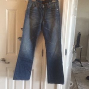 Denim nonstretch boot leg Jean